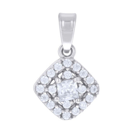 925 Sterling Silver Cz Pendant