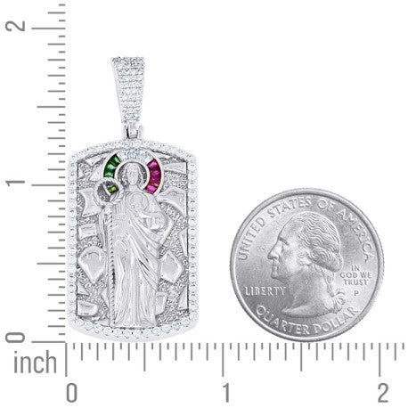 925 Sterling Silver Cz Pendant