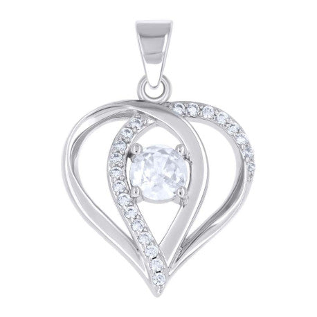 925 Sterling Silver Cz Pendant