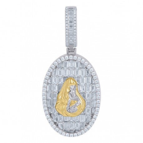 925 Sterling Silver Cz Pendant