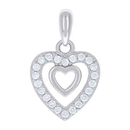 925 Sterling Silver Cz Pendant