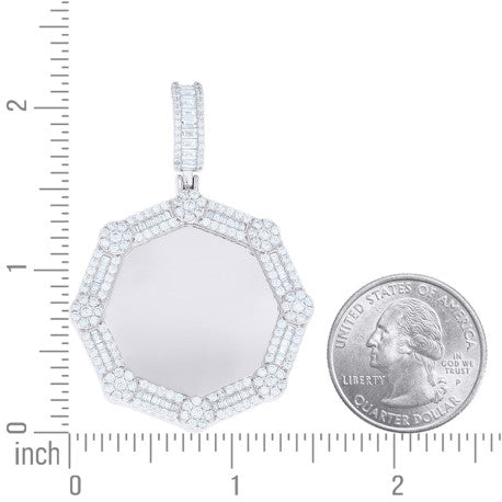925 Sterling Silver Cz Pendant