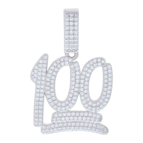 925 Sterling Silver Cz Pendant