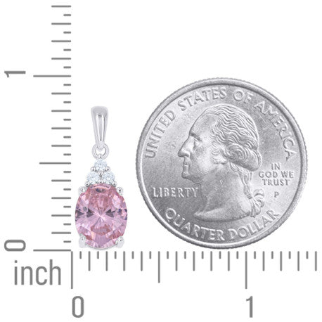 925 Sterling Silver Cz Pendant