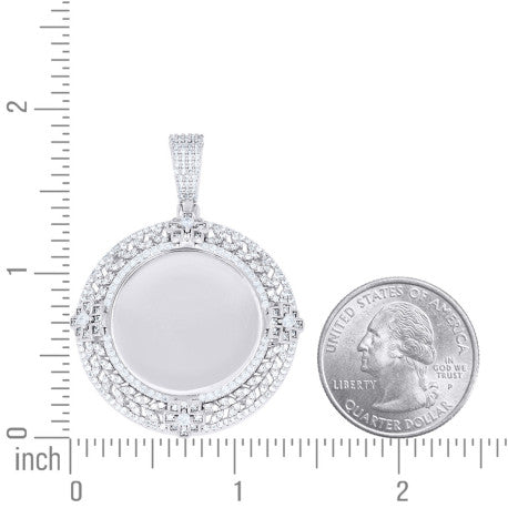 925 Sterling Silver Cz Pendant
