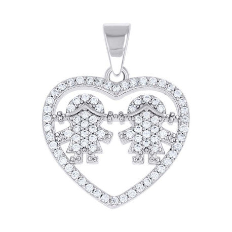 925 Sterling Silver Cz Pendant