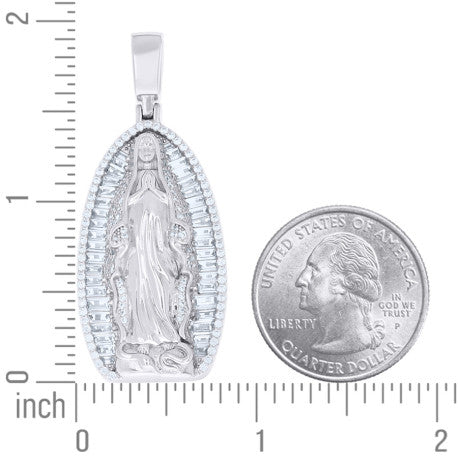925 Sterling Silver Cz Pendant