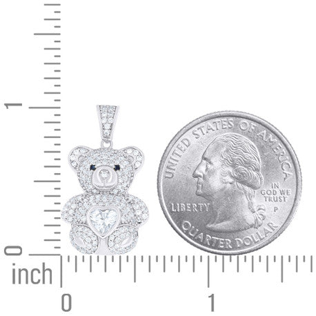 925 Sterling Silver Cz Pendant