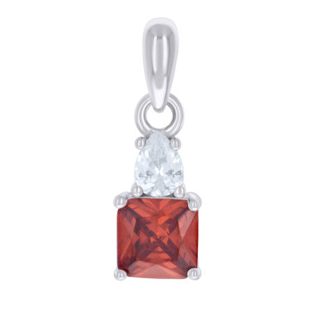 925 Sterling Silver Cz Pendant