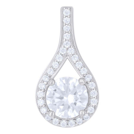 925 Sterling Silver Cz Pendant