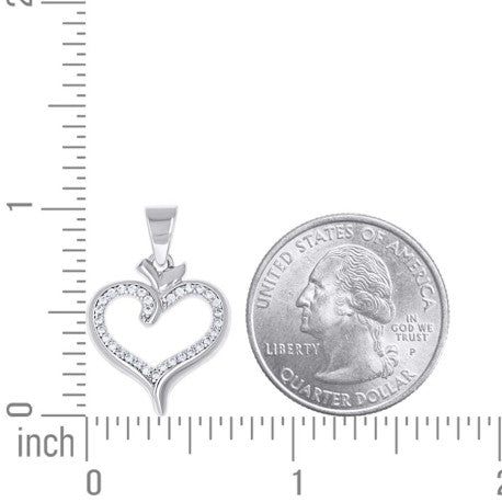 925 Sterling Silver Cz Pendant