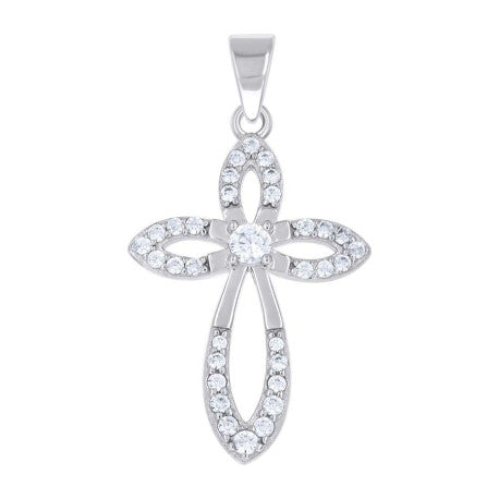 925 Sterling Silver Cz Pendant