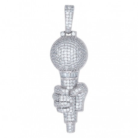 925 Sterling Silver Cz Pendant