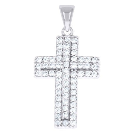 925 Sterling Silver Cz Pendant