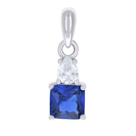 925 Sterling Silver Cz Pendant