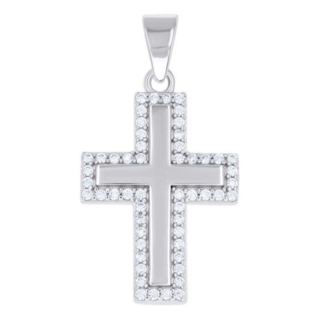 925 Sterling Silver Cz Pendant