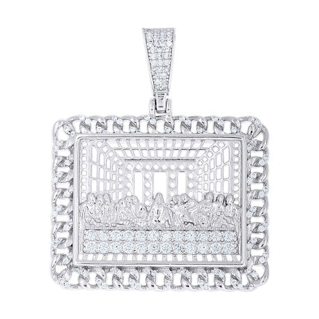 925 Sterling Silver Cz Pendant