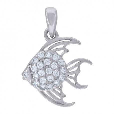 925 Sterling Silver & Cz Pendant
