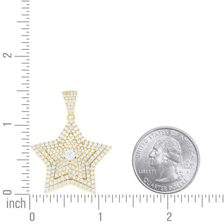 925 Sterling Silver Cz Pendant