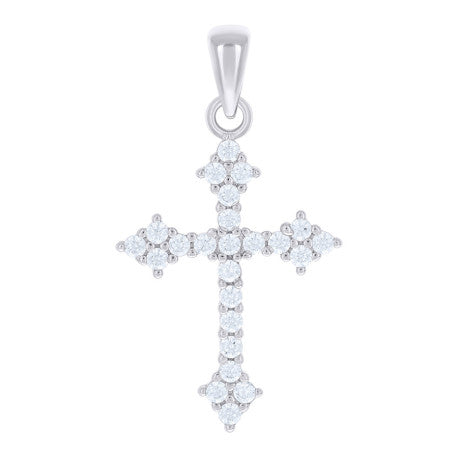 925 Sterling Silver Cz Pendant