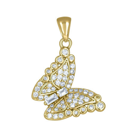 925 Sterling Silver Cz Pendant