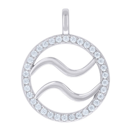 925 Sterling Silver Cz Pendant
