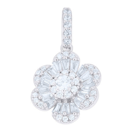 925 Sterling Silver Cz Pendant