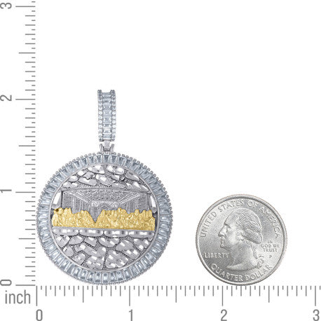925 Sterling Silver Cz Pendant