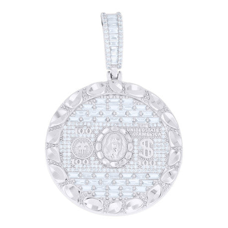 925 Sterling Silver Cz Pendant