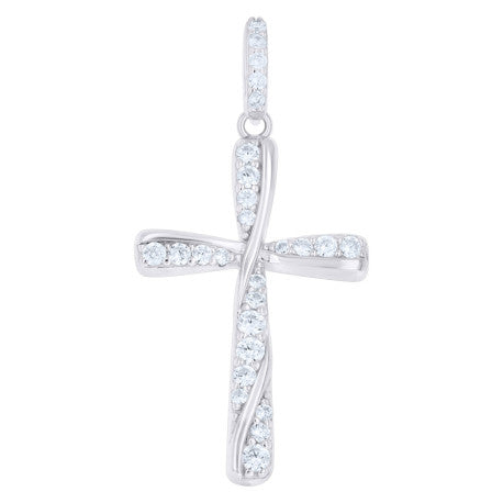 925 Sterling Silver Cz Pendant