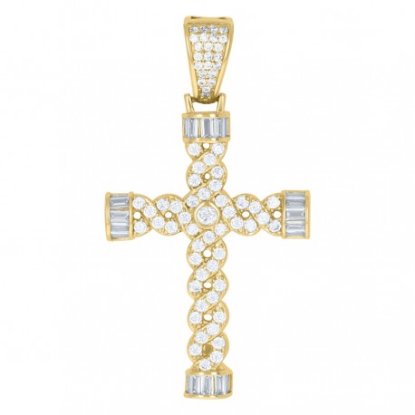 925 Sterling Silver CZ Pendant