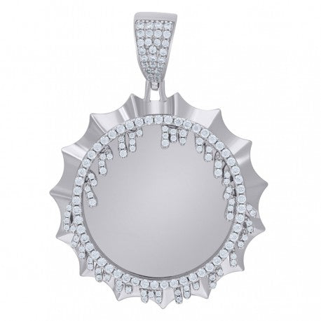 925 Sterling Silver Cz Pendant