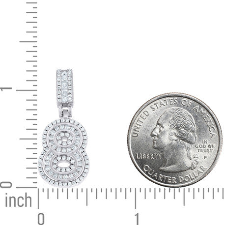 925 Sterling Silver Cz Pendant