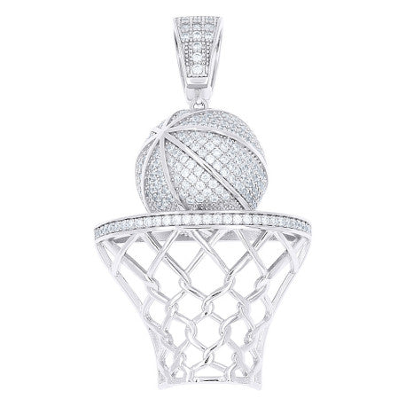 925 Sterling Silver Cz Pendant