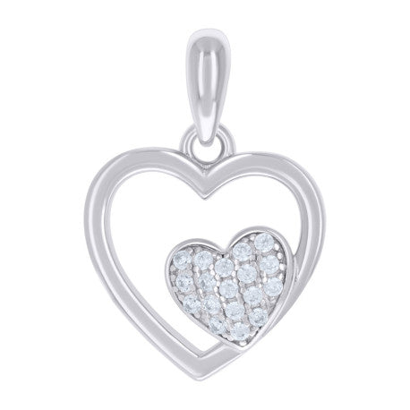 925 Sterling Silver Cz Pendant