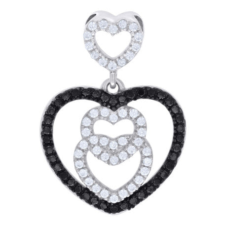 925 Sterling Silver Cz Pendant
