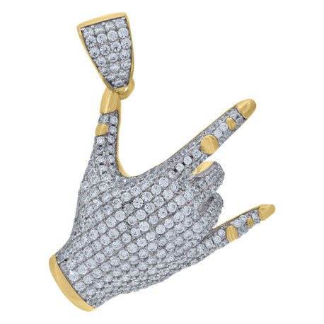 925 Sterling Silver Cz Pendant