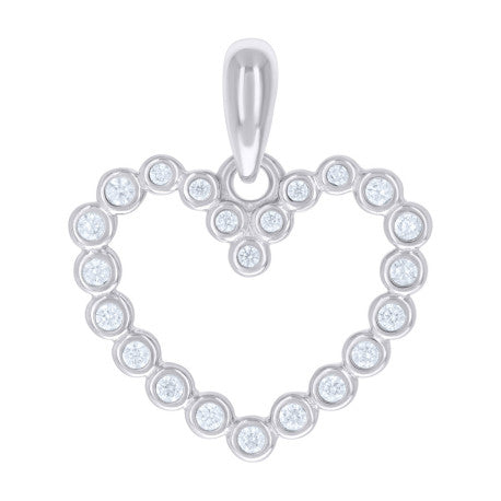 925 Sterling Silver Cz Pendant