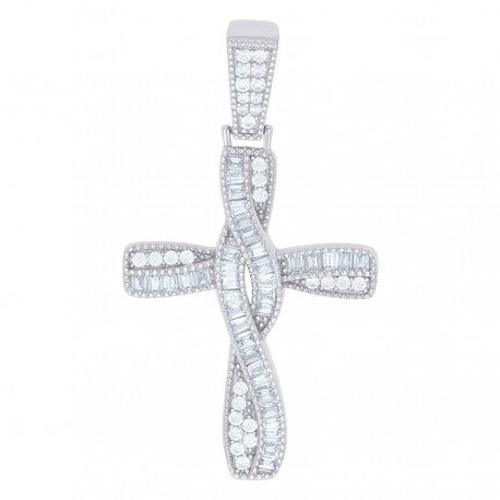 925 Sterling Silver CZ Pendant