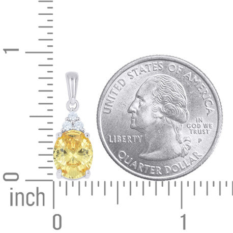 925 Sterling Silver Cz Pendant