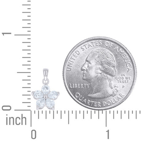 925 Sterling Silver Cz Pendant