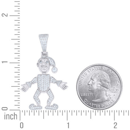 925 Sterling Silver Cz Pendant
