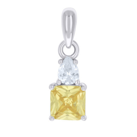 925 Sterling Silver Cz Pendant
