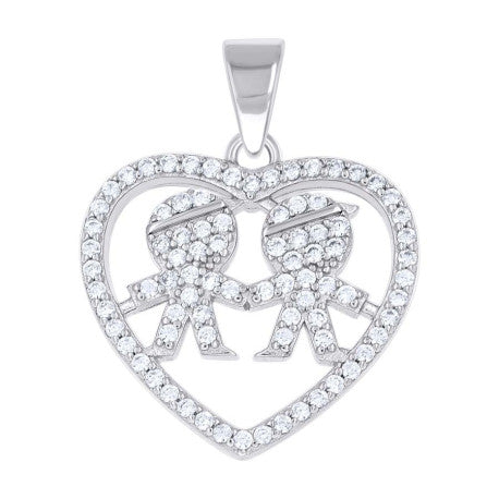 925 Sterling Silver Cz Pendant