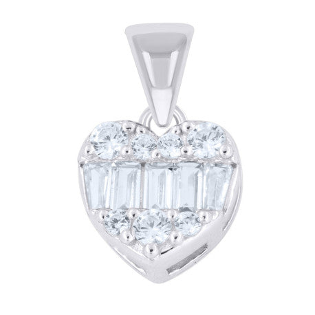 925 Sterling Silver Cz Pendant