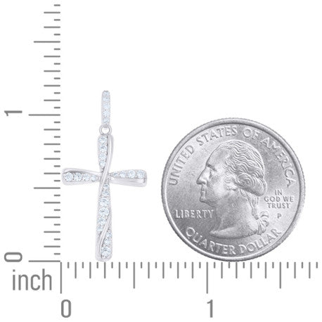 925 Sterling Silver Cz Pendant