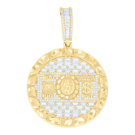925 Sterling Silver Cz Pendant