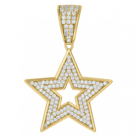 925 Sterling Silver CZ Pendant