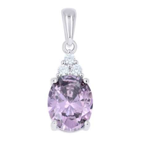 925 Sterling Silver Cz Pendant