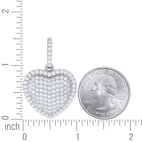 925 Sterling Silver Cz Pendant